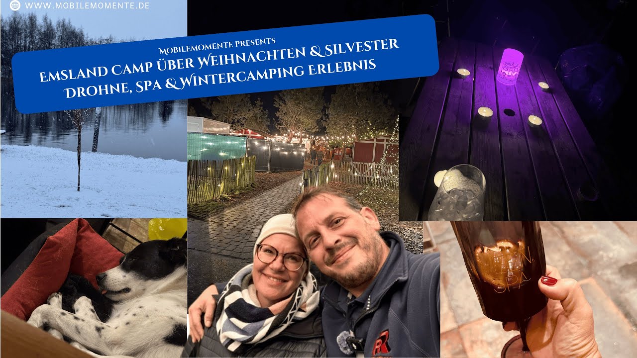 Wintercamping im Emsland Camp – Weihnachten, Silvester & Schnee