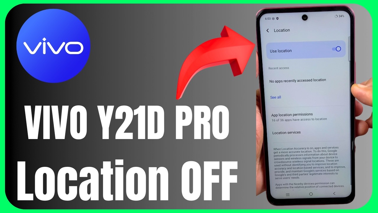 📍 Vivo Y21D Location OFF 😱📱 | Turn Off GPS & Protect Your Privacy! 🔥
