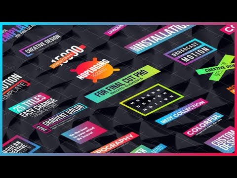 Top Apple Motion Projects: Gradient Color Titles | Final Cut Pro