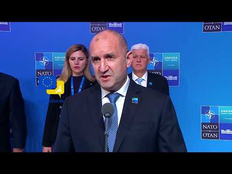 Video Thumbnail: Bulgaria PM Rumen Radev Calls for NATO Unity Without Escalation
