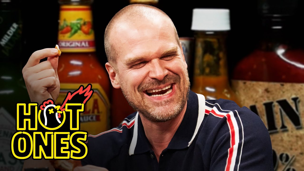 David Harbour on Hot Ones
