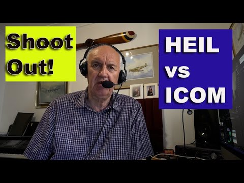 Heil-PMD Headset  vs Icom Hand Mic.- Shoot-Out