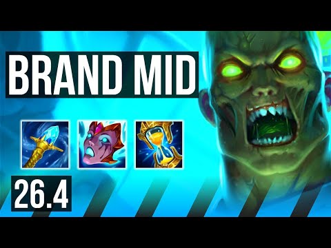 BRAND vs SYNDRA (MID) | Electrocute, 50K damage | EUW Diamond | 26.4