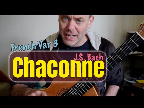 BWV 1004 Chaconne Guitar - Variation 5 (French)