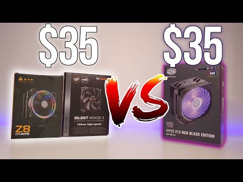 Cheap CPU Cooler + Bequiet SW3 Fan VS  Coolermaster Hyper 212 - Tech Hunter