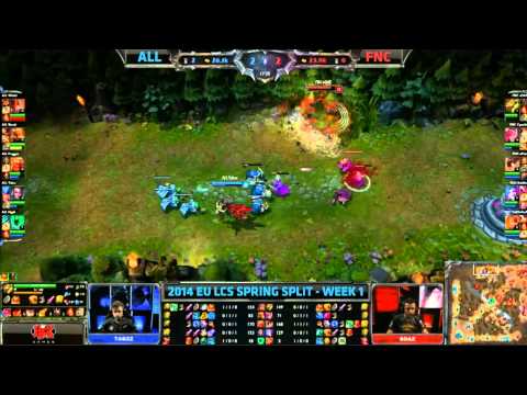 FNC Soaz vs ALL Tabzz - Renekton low life destroy Vayne in last moment