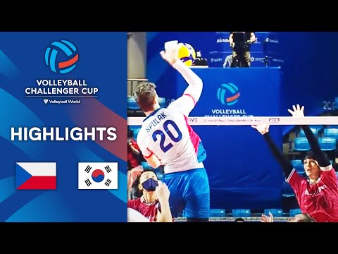🇨🇿 CZE vs. 🇰🇷 KOR - Highlights Week 3 | Men's Challenger Cup  2022
