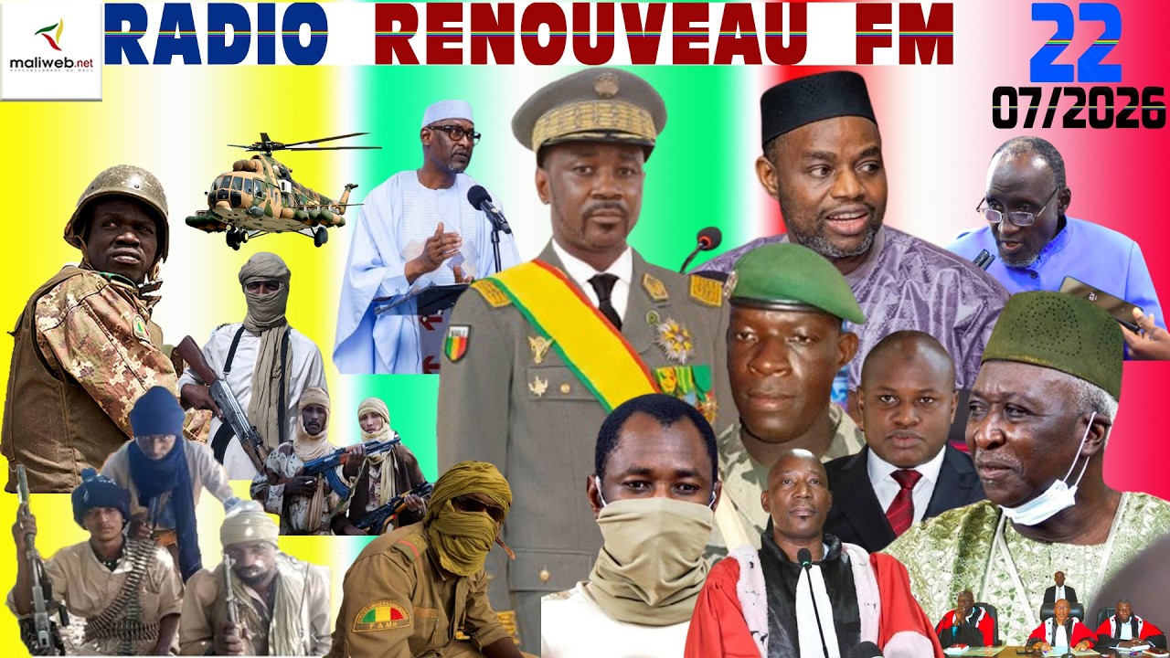 La Revue de Presse de la RADIO RENOUVEAU FM du 22 Juillet 2026