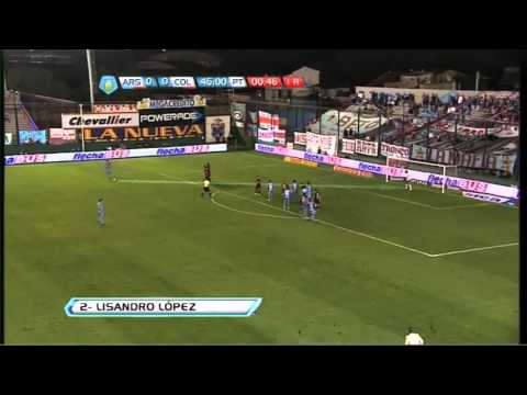 Gol de Lisandro López | Arsenal 1-0 Colón | Fecha 11 Torneo Inicial 2012 | Fútbol Para Todos