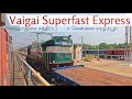 FULL JOURNEY: 12636 MADURAI - CHENNAI EGMORE VAIGAI SF EXPRESS| LHB TRACK SOUNDS #3| INDIAN RAILWAYS