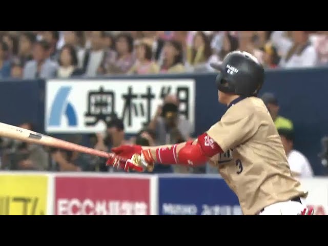 【5回裏】バファローズ・安達 逆方向へ4号2ランHR!! 2015/6/14 Bs-T