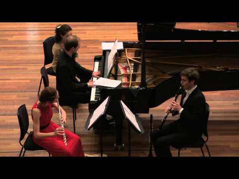 Sonata for clarinet, flute and piano (Maurice Emmanuel) 1st mvt by trio MIRUS