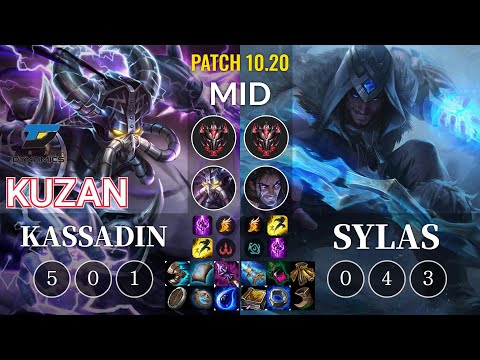 DYN Kuzan Kassadin vs Sylas Mid - KR Patch 10.20