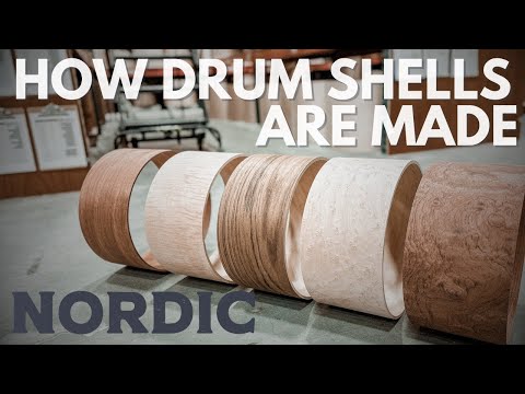 How Drum Shells Are Made // Behind the Scenes at Nordic Shells