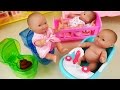 Baby Doll babysitter and refrigerator Kinder Joy toys
