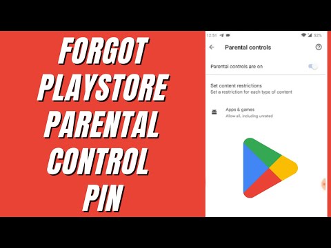 How To Remove Parental Control PIN On PlayStore