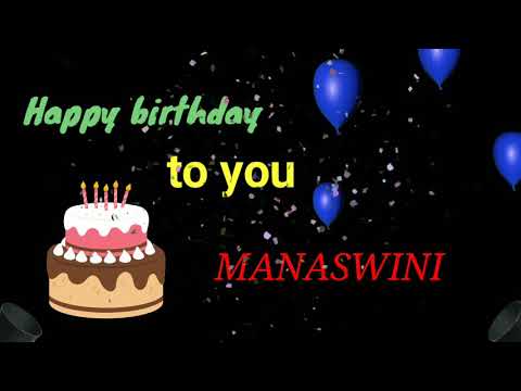 Happy Birthday manaswini