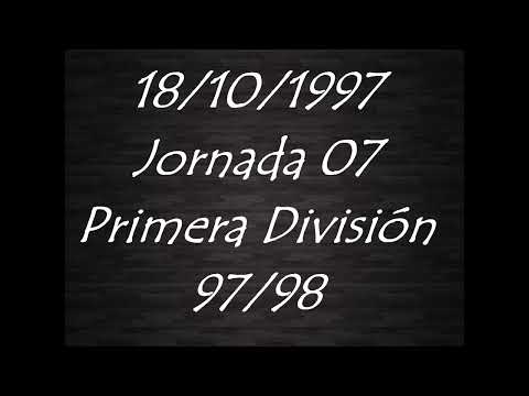 Primera División 97/98 ● Resumen Jornada 07 ● All 30 Goals