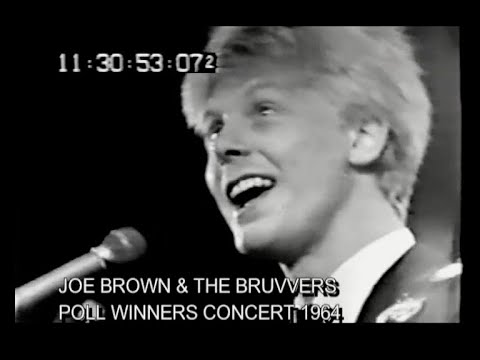 Joe Brown and The Bruvvers with Howard Conder on drums at the NME Poll Winners Concert Wembley Arena