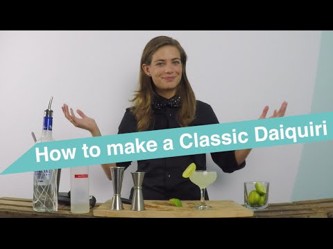 How to Make a Classic Daiquiri - Cocktail Tutorial by Tess Posthumus