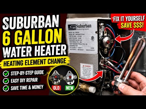 Suburban RV Water Heater Heating Element Replacement (Manual Wiring Is WRONG!)