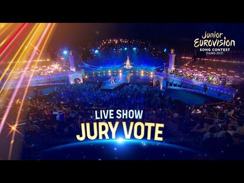 The results from the Jury Vote - Junior Eurovision 2021
