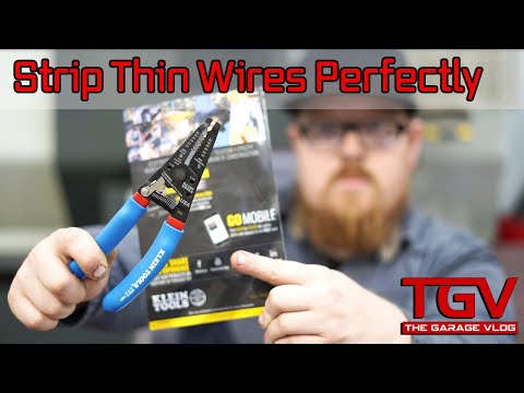 How to Strip Thin Small Wire Perfectly Every Time | Klein Tools 11057 | Wiring Tools | Electrical
