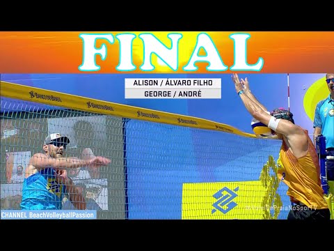 GEORGE / ANDRE vs ALISON / ALVARO FILHO Circuito Brasileiro de Vôlei de Praia OPEN 8 Etapa FINAL