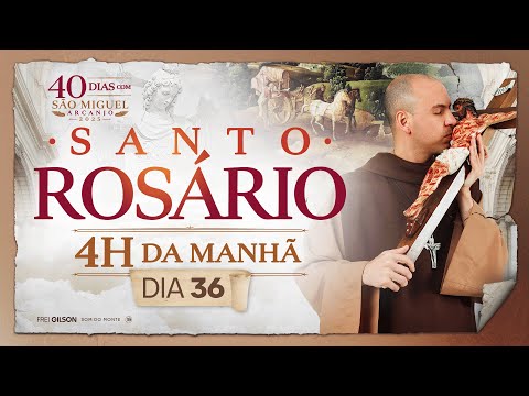 Santo Rosário | 40 Dias com São Miguel Arcanjo 2025 | 03:40 | 24/09 | 36° Dia | Live Ao vivo