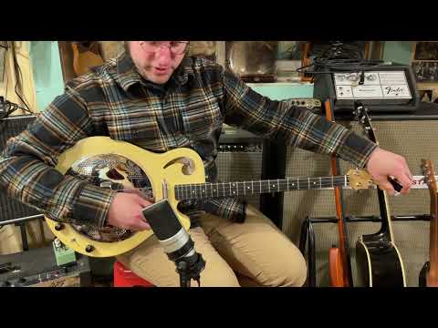 2013 Earnest Instruments (Joel Eckhaus) Radiator Resonator Plectrum Acoustic/Electric Guitar VIDEO! image 22