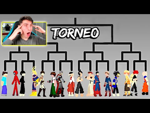 TORNEO DE LUCHA PERSONAJES CROSSOVER - REACCION ANIME THEKALO
