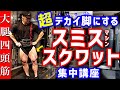 スミスマシンスクワットは三種類やれ!【脚をでかくするため】のスミスマシンスクワット講座!
