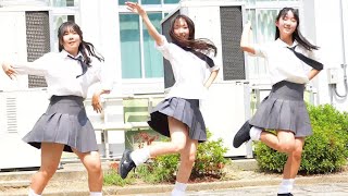 【文化祭】制服で踊る女子高生5人組は、中庭でアイドルになる　その1　#girlsdance