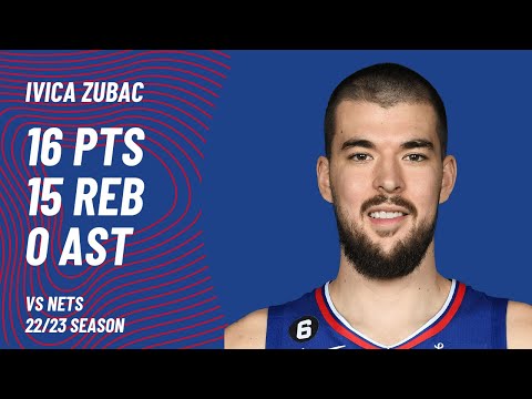 Ivica Zubac vs Brooklyn Nets | 12.11.2022