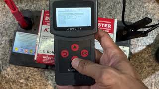 เครื่องวัดแบตเตอร์รี่ วัดค่า CCA, Volt bettery tester