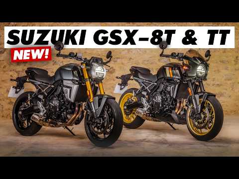 New 2025 Suzuki GSX-8T & GSX-8TT Retros Announced: 6 Things To Know!
