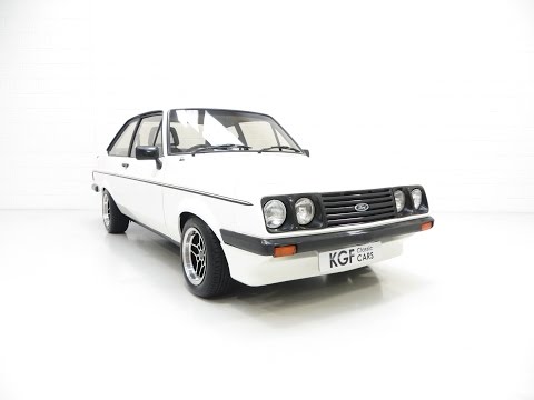An Enthusiast Owned and Iconic Ford Escort Mk2 RS2000 in Show Condition. SOLD!