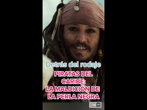 Detrás del rodaje de PIRATAS DEL CARIBE LA MALDICIÓN DE LA PERLA NEGRA #shorts