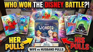Disney Card Pack Battle With Wife | Who Pulled Better?