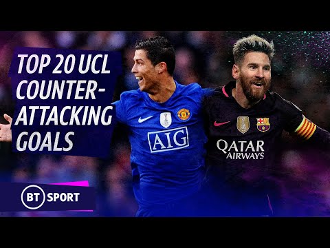 The top 20 UEFA Champions League counter-attacking goals of all time