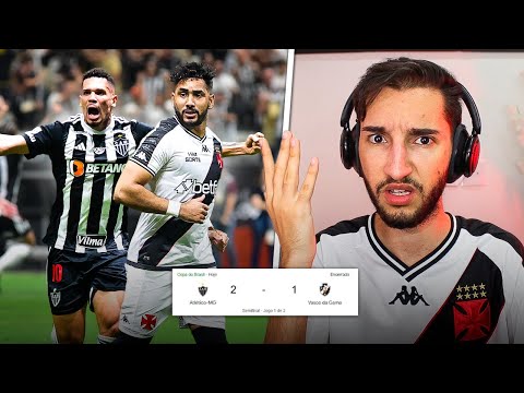 Vasco 1 x 2 Atlético Mineiro - LÉO PELÉ É HORROROSO! 🤬