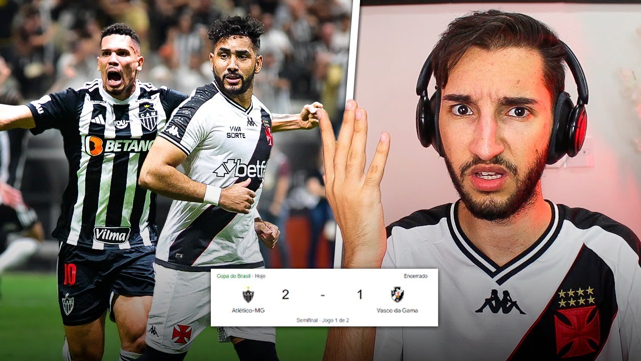 Vasco 1 x 2 Atlético Mineiro - LÉO PELÉ É HORROROSO! 🤬