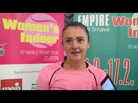 EMPIRE Women's Indoor 2019: interview, WSQ, Katarina KUZMOVA (SVK)