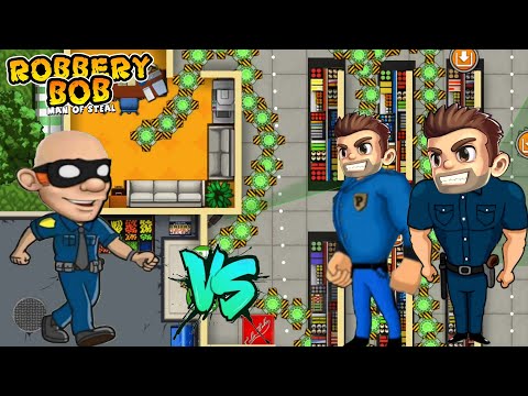 Robbery Bob Bonus : Use Bald Guard Costume - Path By Teleportation Part 324