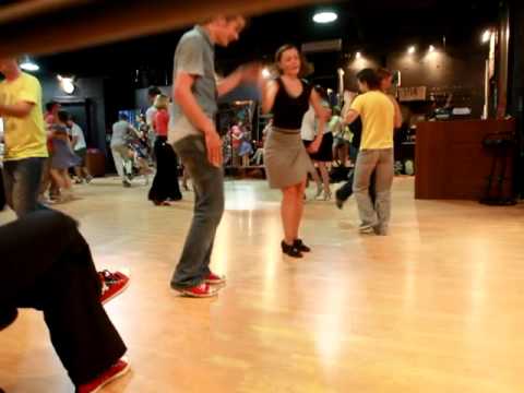 Lindy hop social, party, Egor Rudometkin, Natalia Borodulina