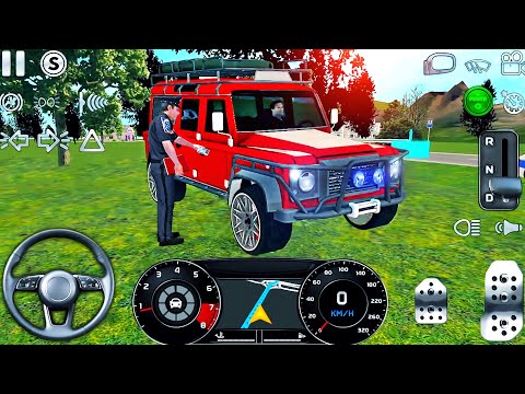 4x4 SUV Red Jeep Drive - Real Driving Sim ( New Update 2021 ) - Android GamePlay #3