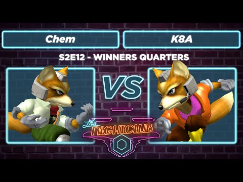 The Nightclub S2E12: Chem (Orange) vs K8A (Neutral) - Winners Quarters SSBM