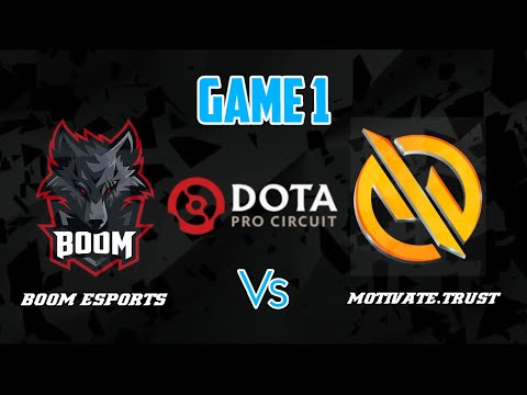 BOOM ESPORTS vs MOTIVATE.TRUST GAMING | DPC SEA Division 1 | Game 1 [29-25] DOTA 2
