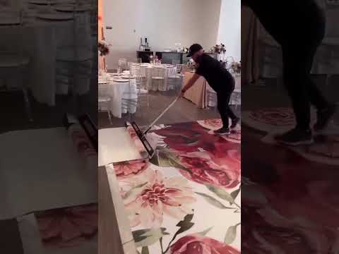 Is this satisfying or not? -Behind the scene Getting ready Dance floor 💃 🕺 @eventsbyelle