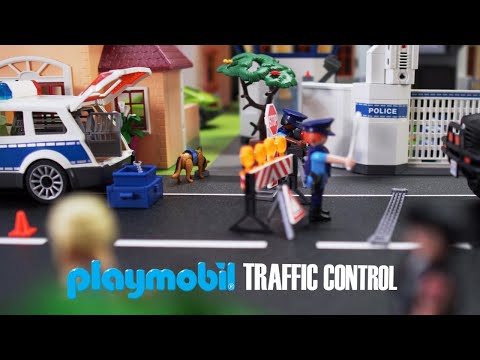 PLAYMOBIL CITY ACTION Policijos patruliai ir kliūčių ruožas, 6924